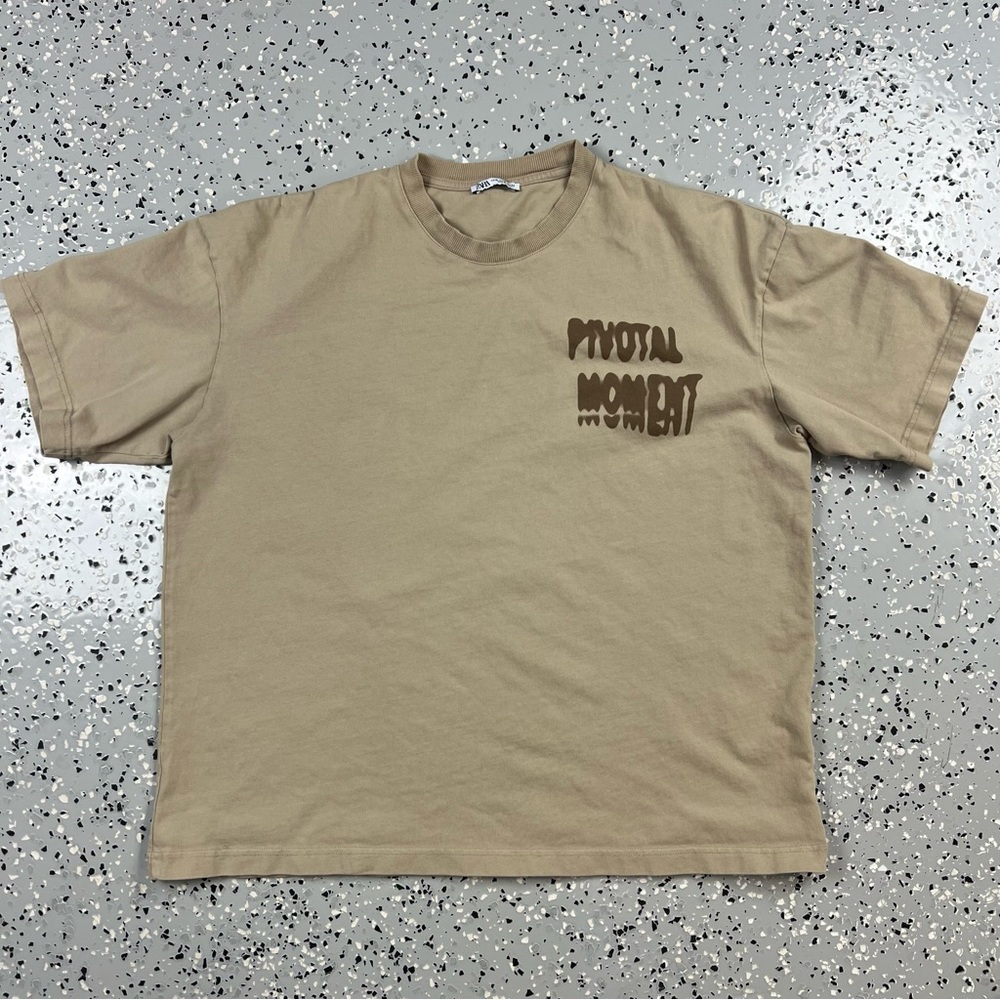 Zara Tan Pivotal Moment Graphic Short Sleeve Tee